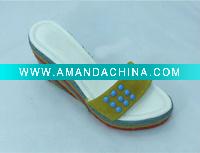 Wholesale wedge heel sandal shoes