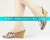 Wholesale Leopard Platform Sandals
