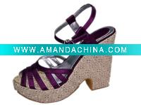Wholesale woman wedge heel sandal