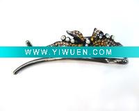 Wholesale Hair Clip Alloy Rhinestone Flower