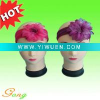 Wholesale Fashion flowers for headbands Elastic hair band