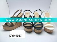 Wholesale fashion women sexy wedge sandals shoes