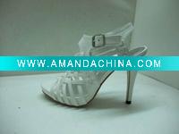 Wholesale 2011new design women fashion high heels sandal shoes with platform