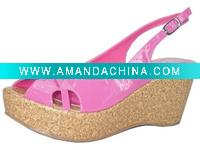 Wholesale Sling Back Wedge Sandals