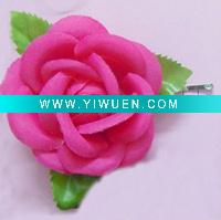 Wholesale rose flower hair clip