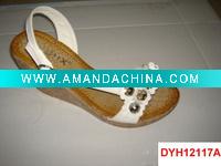 Wholesale gilrs fashion flower flip flops platform sandals shoes