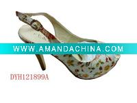 Wholesale ladies elegant and sexy high heel sandals colorful shoes