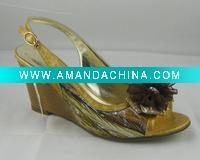 Wholesale wedge sandals/ ladies sandals