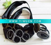 Wholesale FASHION zipper flower HEADBAND HOT(ACL-50365)