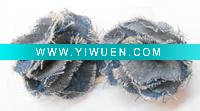 Wholesale magic flower hair bands--elastic/gray