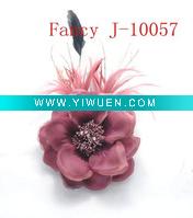 Wholesale 2011 fashion feather hair hoop with flower
