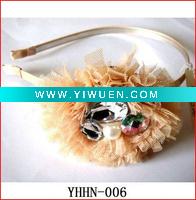 Wholesale fashion nice hair accessories/ flower hairband ( YHHN-006)