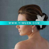 Wholesale Feather Flower Fascinator Hair Clip