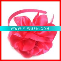 Wholesale pink flower hair bands