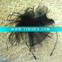 Wholesale 2011 Newly fashion hair accessories with feather and silk flower