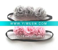 Wholesale textile flower elastic stratch/headband/hair accessory