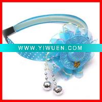 Wholesale blue flower hair bands