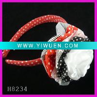 Wholesale Fashion fabric flower hair decoration