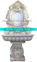 Wholesale White marble counter top wash basin
