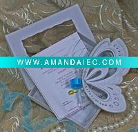 Wholesale New! Elegant Butterfly Weeding Invitation Card