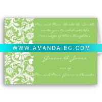 Wholesale unique wedding invitation