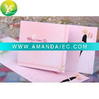 Wholesale Pink wedding invitation card