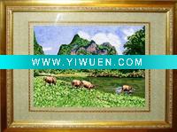 Wholesale Beautiful Scenery embroidery design