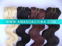 Wholesale 18inches body wave made by 100% human hair low price
