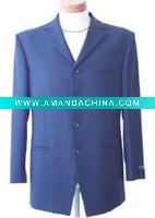 Wholesale men's and women's wool, 100%cotton,T/R, wool/polyester blend, polyester/rayon blend suit, jecket brand suit