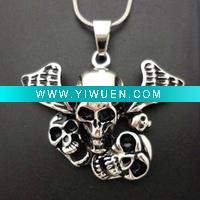Wholesale P30457 fashion evil skull biker crafts pendant