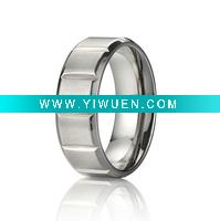 Wholesale men's tungsten ring with V groove