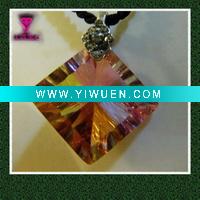 Wholesale Multi-Color Square Cubic Zirconia Pendant