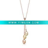 Wholesale Fleshwater pearl necklace ,I FEEL