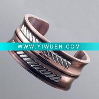 Wholesale ROSE GOLDEN STAINLESS STEEL OPEN CUFF BANGLE