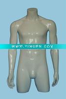 Wholesale White glossy half mannequins