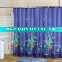 Wholesale Eco-friendly pvc shower curtain