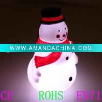 Wholesale beautiful snowman christmas night light