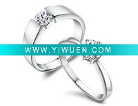 Wholesale Couple rings 925 silver rings Lovers' gifts