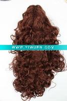 Wholesale Curly synthetic ponytail hair