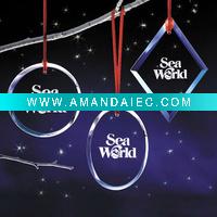 Wholesale Crystal christmas tree ornament ,crystal tree pendant