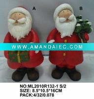Wholesale 2asst christmas item in polyresin for decorations