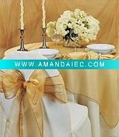 Wholesale Fashion chair cover & organza sash