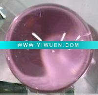 Decoration crystal ball in pink color