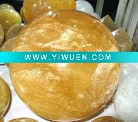 Wholesale Natural Rock Yellow Jade Quartz Crystal Ball/Sphere