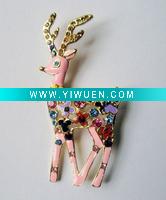 Wholesale fashion christmas jewelry,reindeer brooch,x-mas jewelry