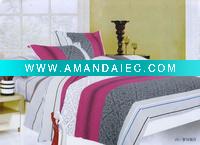 Wholesale Roman Holiday 100%cotton pigment printing 4pcs bedding set/pillow case/bed sheet/flat sheet/quilt cover(LMJR)