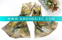 Wholesale Hot sale digital printed silk scarf