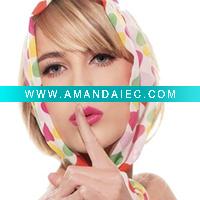 Wholesale triangular silk scarf