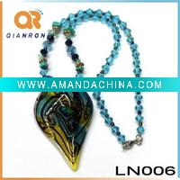 Wholesale 2011 Duckbill Shape Pendants Crystal Gift Necklace Beaded