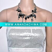 Wholesale Hot sale glass beads necaklace